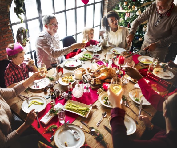 familia menú saludable navidad